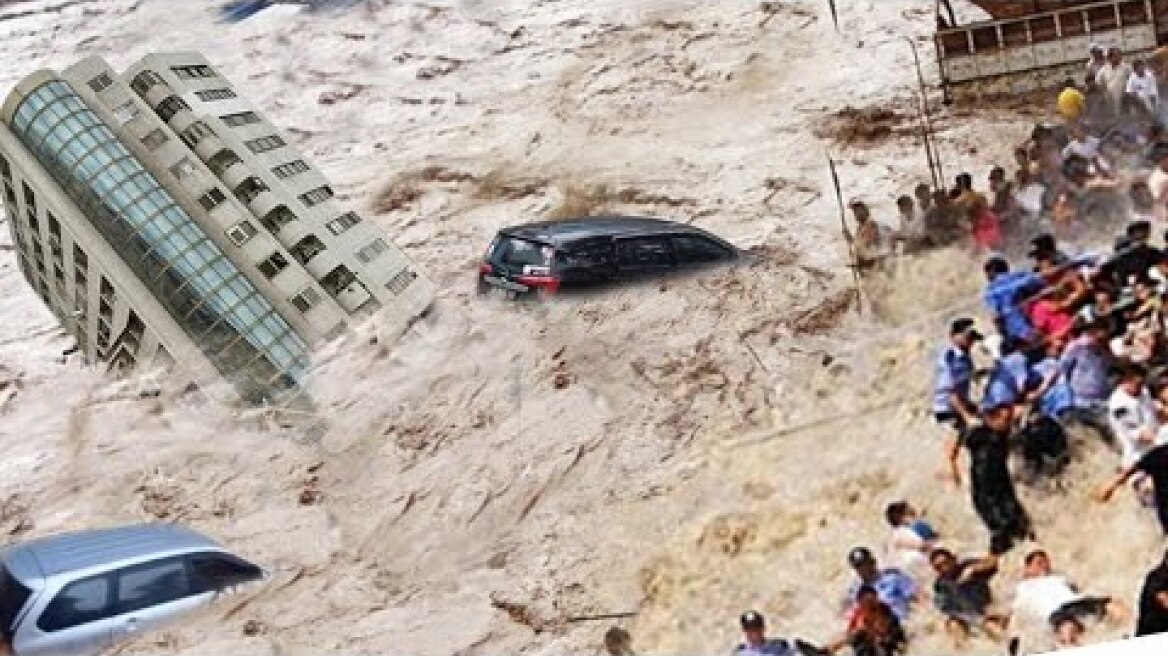 Brutal Destruction is happening in Italy! Deadly flash floods hit contiano