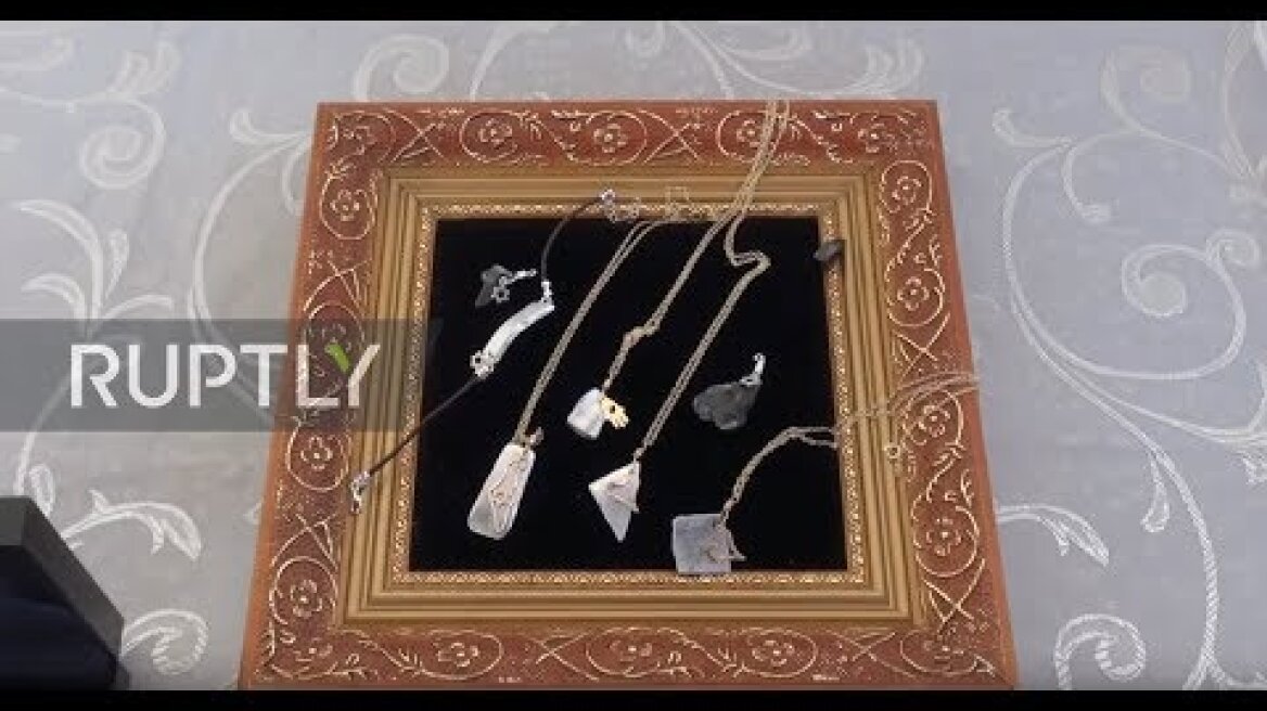 Israeli couple turn Gaza rockets into jewellery
