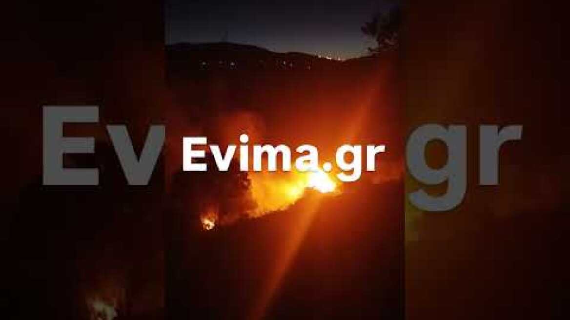 Επιχειρούν εναέρια μέσα στη φωτιά στα Μεσοχώρια της Εύβοιας: Νέο μήνυμα του 112 για εκκένωση του Λιμνιώνα, κοντά σε σπίτια οι φλόγες Συνεχίζεται η μεγάλη φωτιά στην Εύβοια