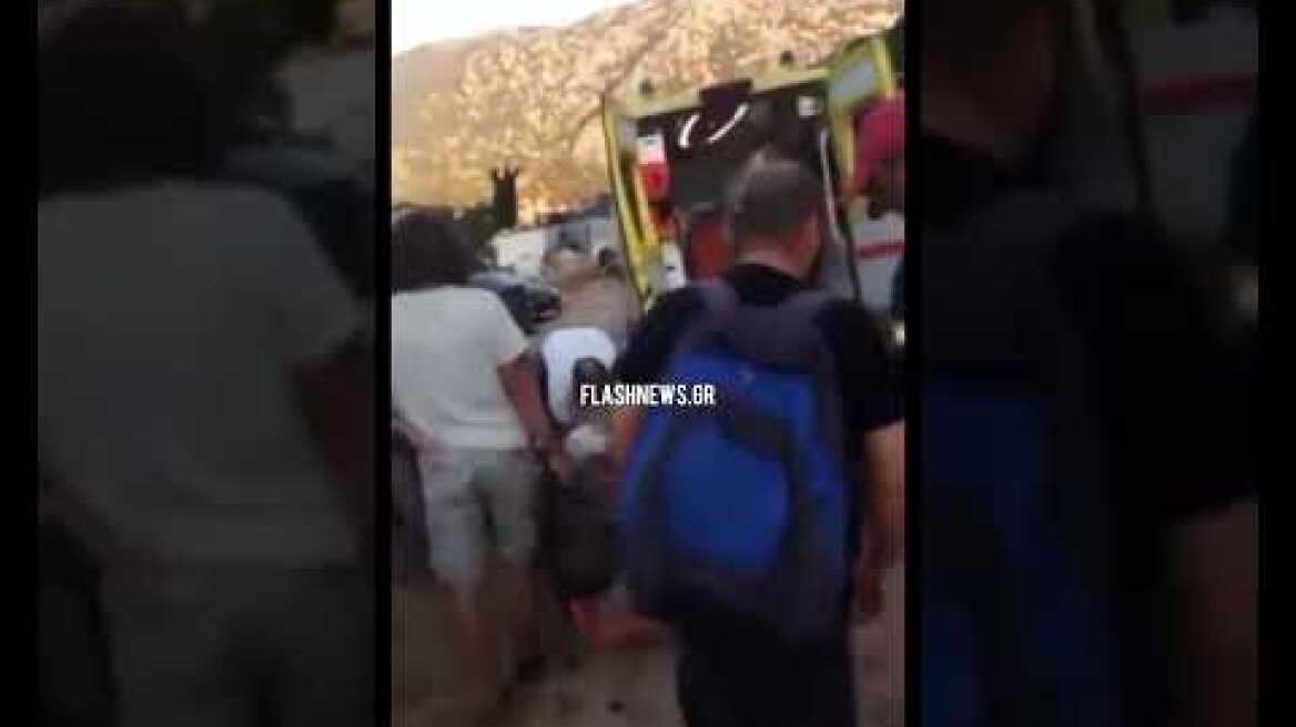 Χανιά: Πτώση αυτοκινήτου από γκρεμό στα Ασκύφου