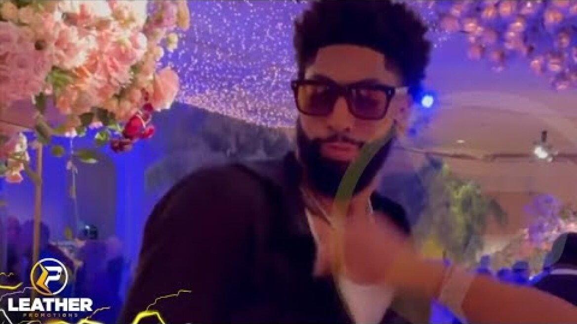 LEBRON JAMES AND ANTHONY DAVIS DANCING CRAZILY  ( ANTHONY DAVIS' WEDDING PARTY )