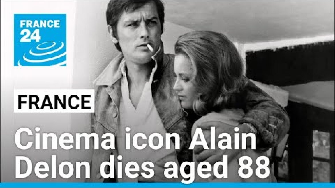 Film legend Alain Delon, France's flawed screen god, dies aged 88 • FRANCE 24 English