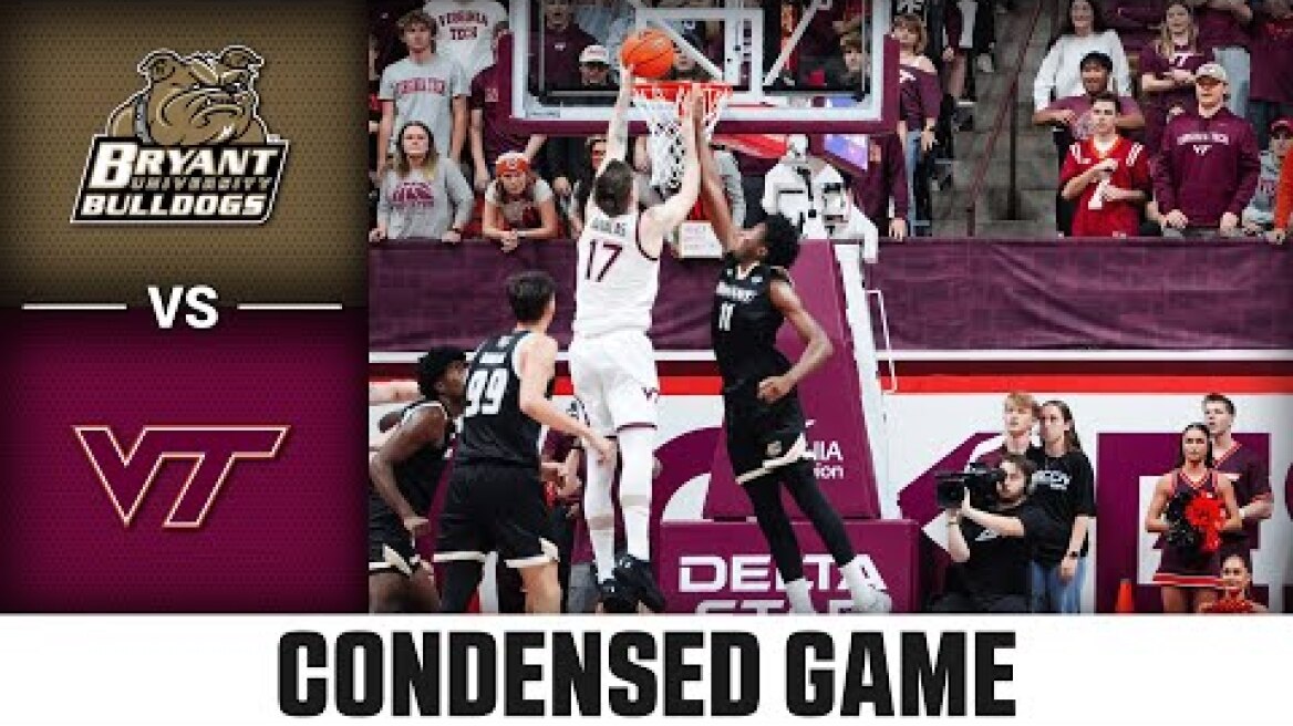 Bryant vs Virginia Tech Condensed Game | 2025-26 ACC Men's Basketball