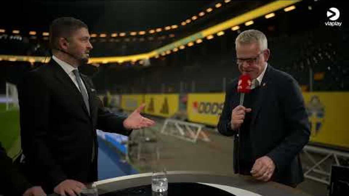 Janne i stort ordbråk i Viaplays studio