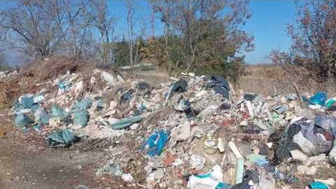 Μπαζότοπος με θέα τον Μακεδονικό Τάφο Δ' Πέλλας