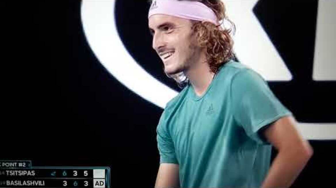 Tsitsipas gets angry!!!