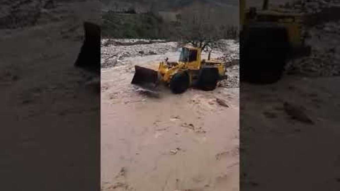 Τα αντιπλημμυρικά έργα στα Τρίκαλα για τη νέα κακοκαιρία που είναι σε εξέλιξη