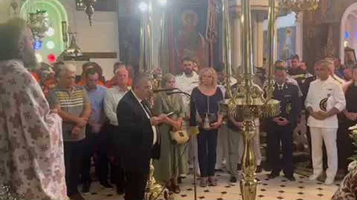 Πτώση Καναντέρ στην Καρυστο: Ραγίσαν καρδιές στο τρισάγιο για τους πιλότους