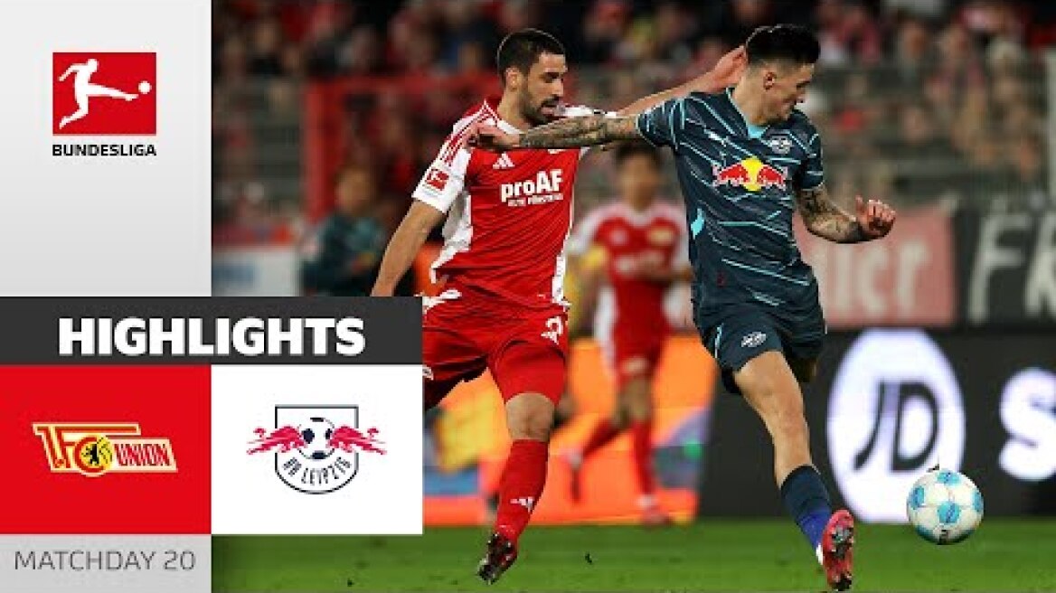 Hard-Fought Draw In Berlin! | 1. FC Union Berlin - RB Leipzig 0-0 | Highlights | MD 20 – Bundesliga