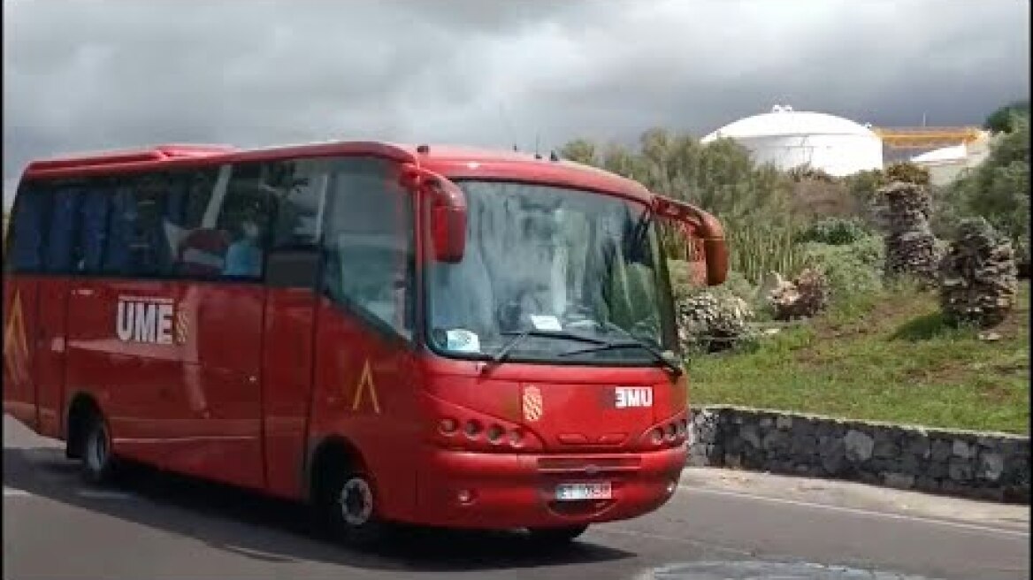 Passengers from hantavirus-hit cruise ship on their way to Tenerife airport | AFP