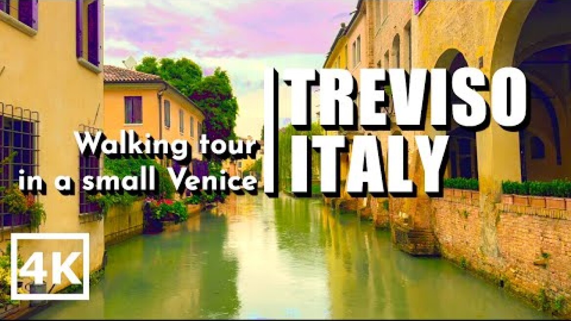 TREVISO, ITALY: Small VENICE - Walk with me through the historical canals and city center