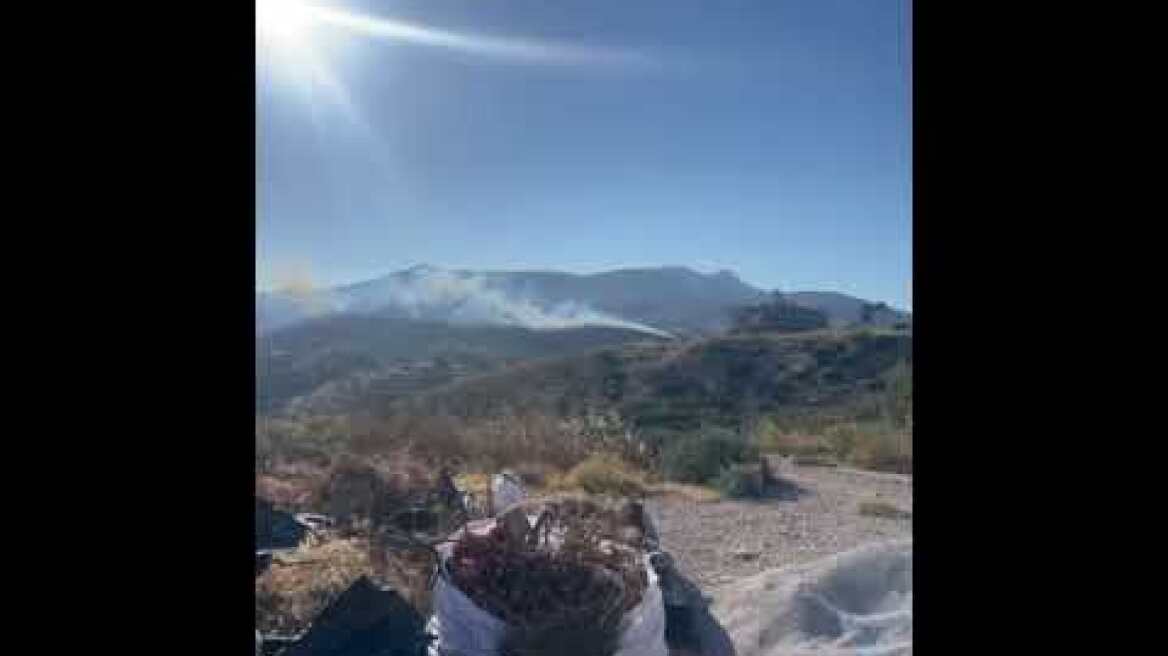 Φωτιά μεταξύ Νέου Βουτζά και Καλλιτεχνούπολης