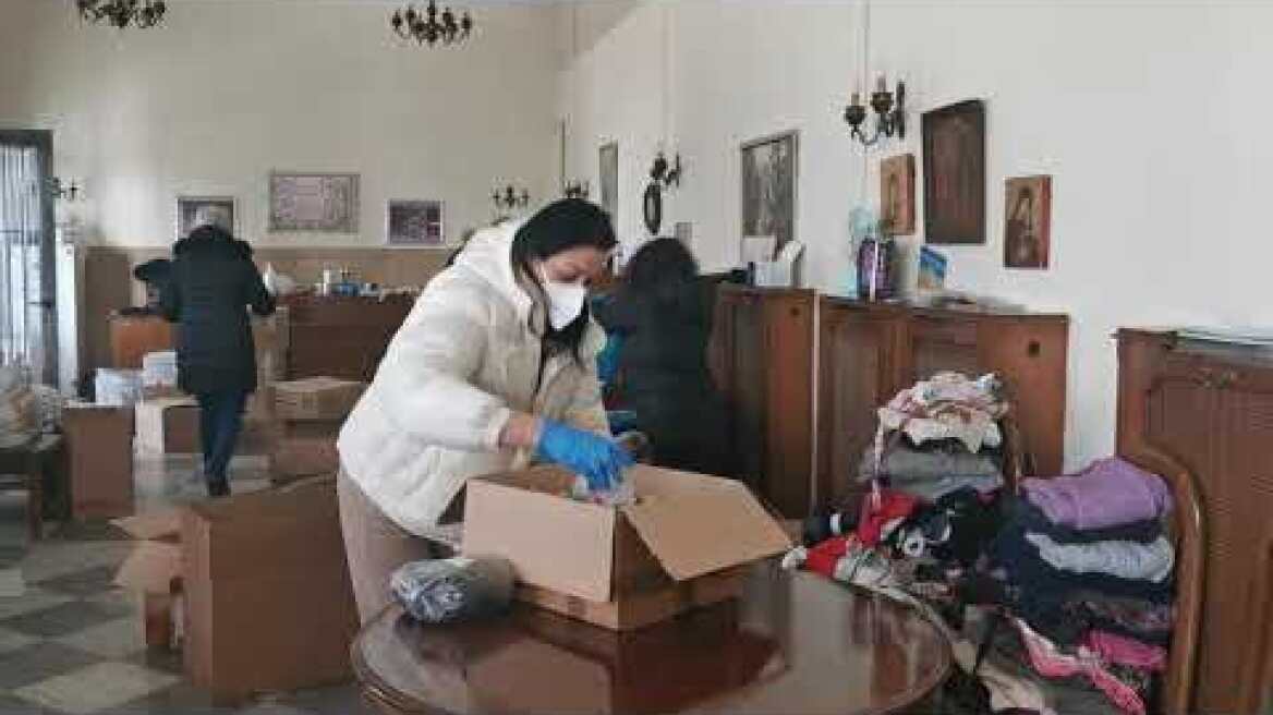 Θεσσαλονίκη ανθρωπιστική βοήθεια για τον λαό της Ουκρανίας