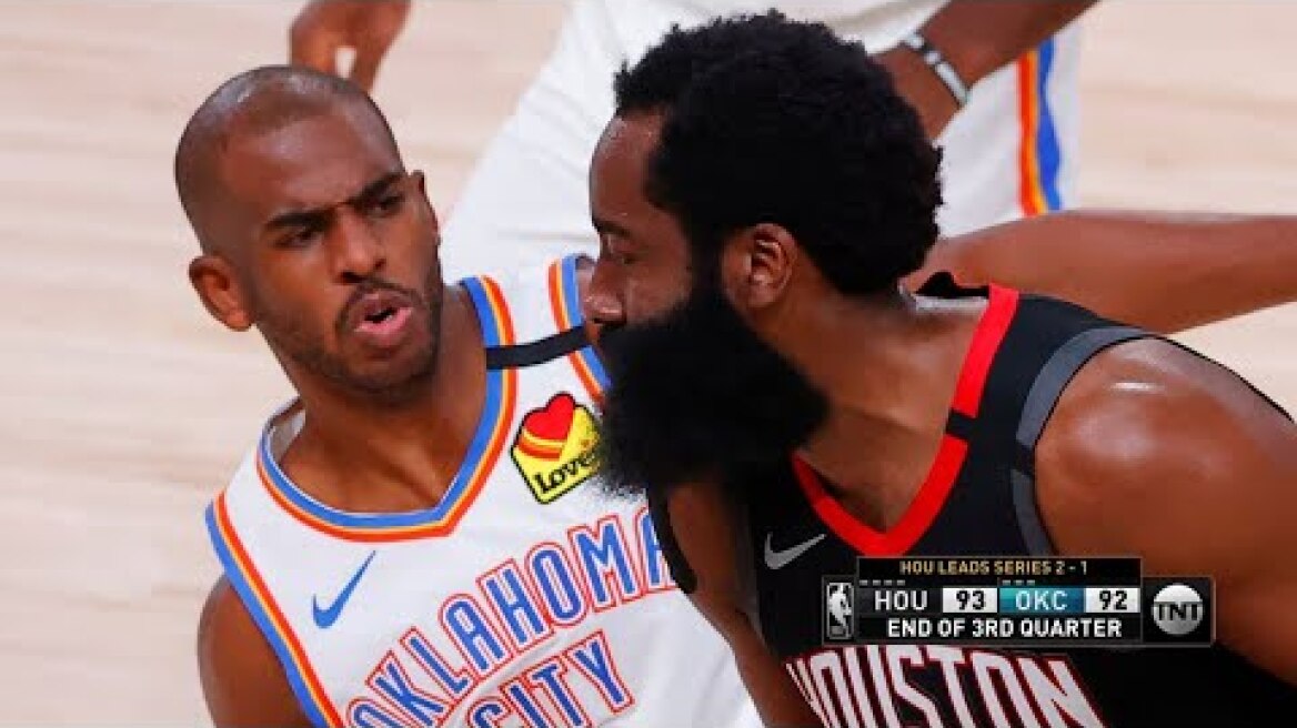 Houston Rockets vs OKC Thunder Full GAME 4 Highlights | August 24 | NBA Playoffs