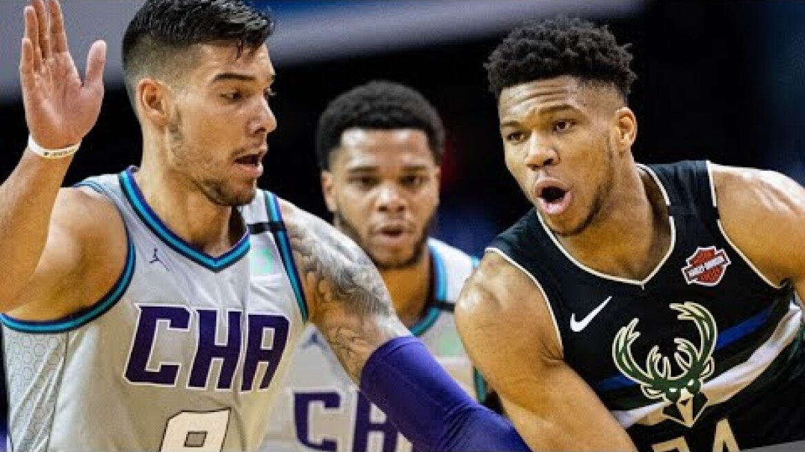 Milwaukee Bucks vs Charlotte Hornets Full Game Highlights | March 1, 2019-20 NBA Season