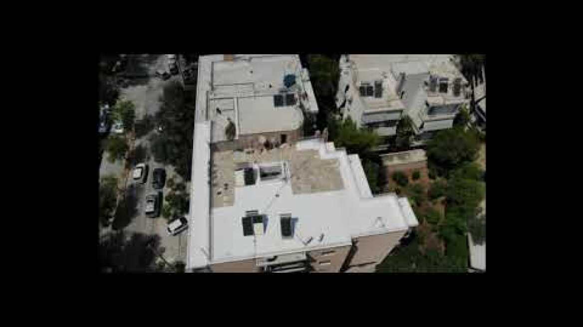 Μονώσεις ταρατσών λήψη με θερμική κάμερα