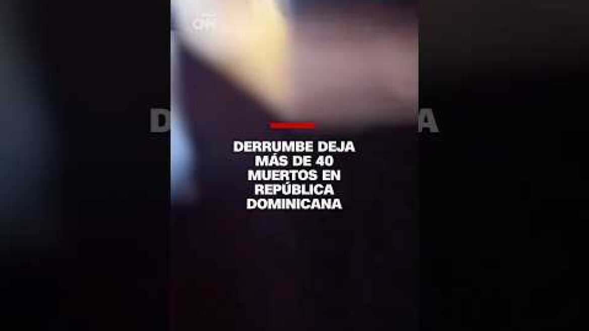 Derrumbe deja más de 40 muertos en República Dominicana