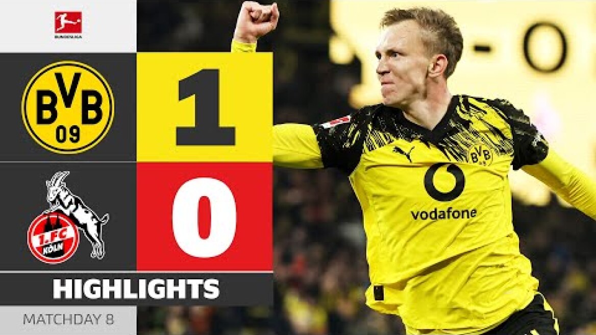 BEIER In The LAST MINUTE! | BORUSSIA DORTMUND - 1. FC KÖLN | Highlights | Matchday 8 – Bundesliga