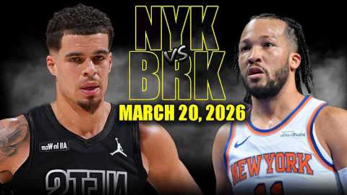 New York Knicks vs Brooklyn Nets Full Game Highlights – March 20, 2026 | NBA Season