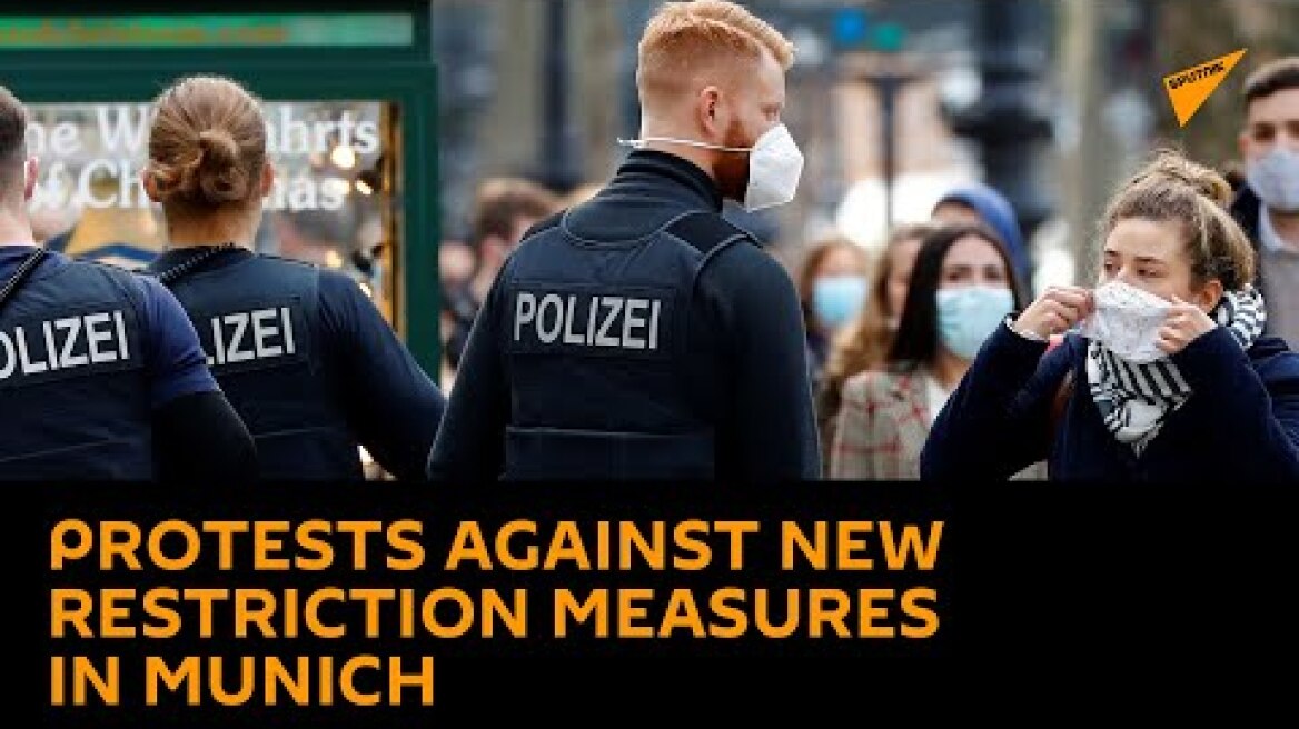 People Protest Against Coronavirus Lockdown in Munich, Germany Part 2