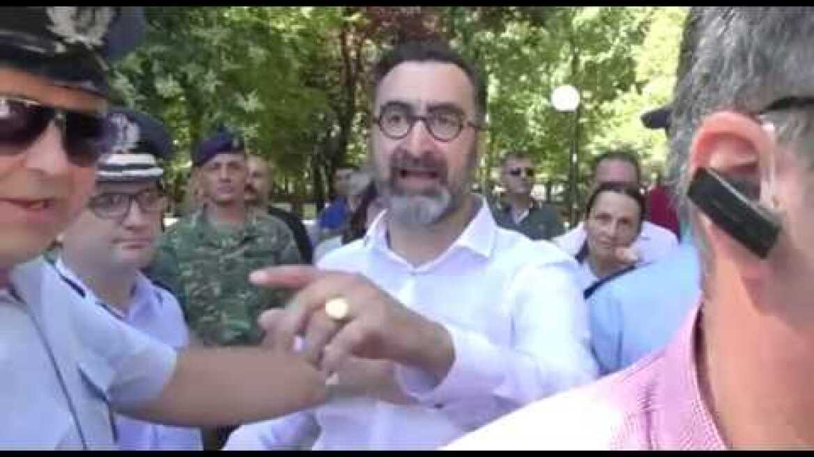 Ο ΣΥΡΙΖΑΙΟΣ Καραγιαννίδης δίνει εντολή για προσαγωγή πολιτών (1-7-19)