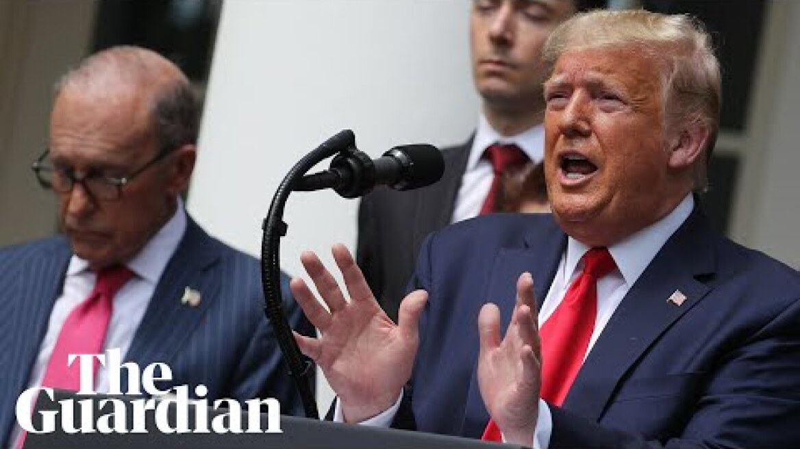 Donald Trump says 'this is a great day' for George Floyd drawing outrage