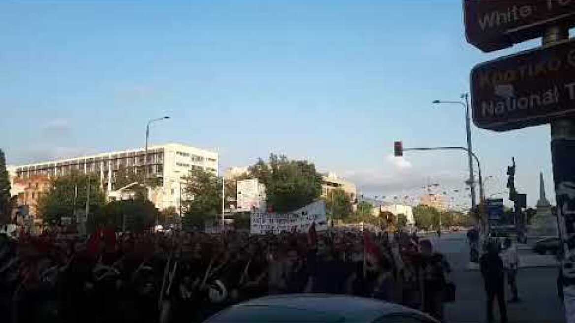 Διαδηλώσεις στο κέντρο της Θεσσαλονίκης
