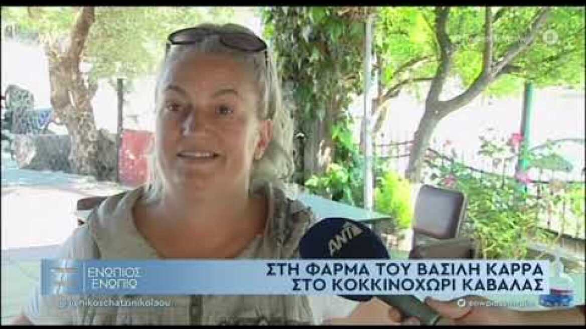 Βασίλης Καρράς: Άφησε τις πίστες και έγινε αγρότης - Η φάρμα του στο Κοκκινοχώρι Καβάλας