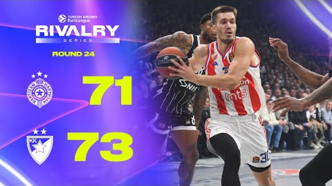 LAST foul DECIDED the GAME | Partizan - Crvena Zvezda | BASKETBALL HIGHLIGHTS R24 2024-25