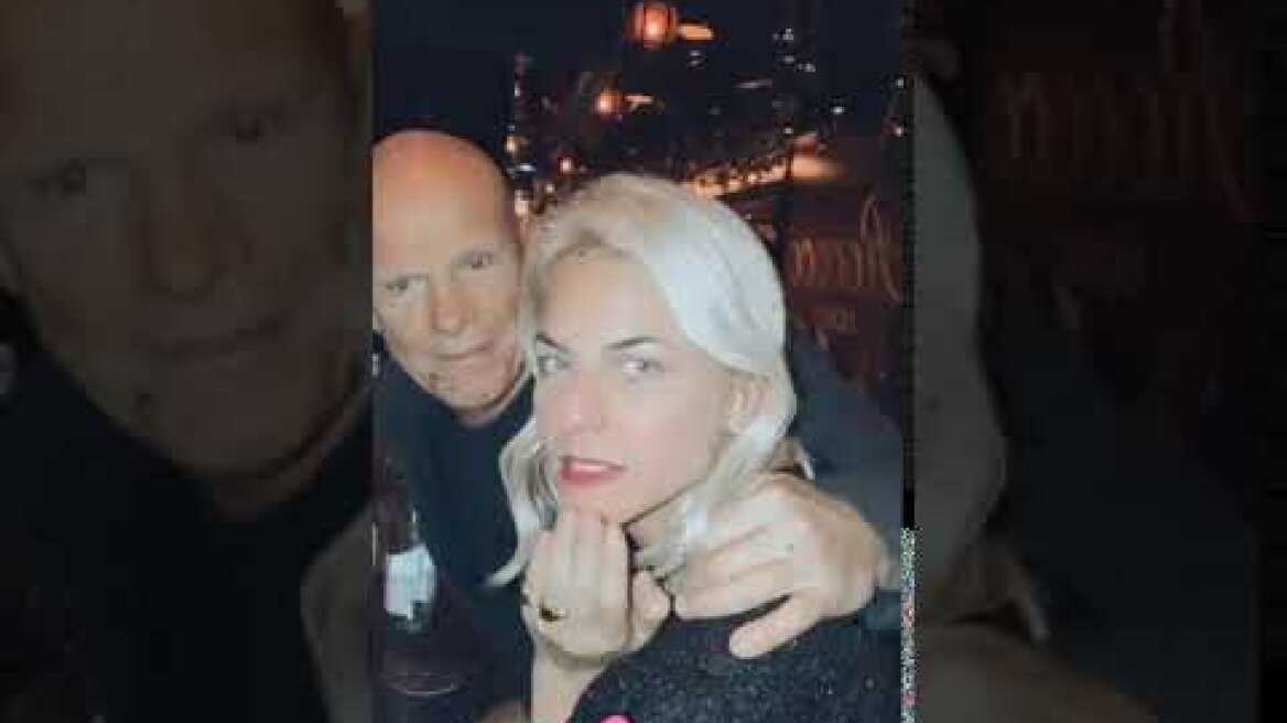 H βραδινή έξοδος της Αθηνάς Οικονομάκου μαζί με τον Φίλιππο Μιχόπουλο