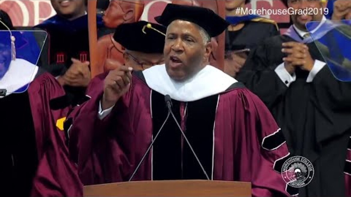 Graduation speaker pledges to pay students' debt