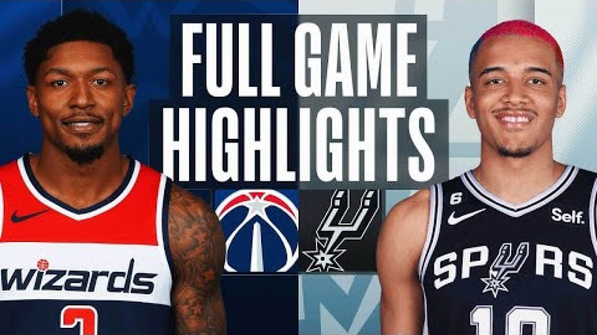 Washington Wizards vs. San Antonio Spurs Full Game Highlights | Jan 30 | 2022-2023 NBA Season
