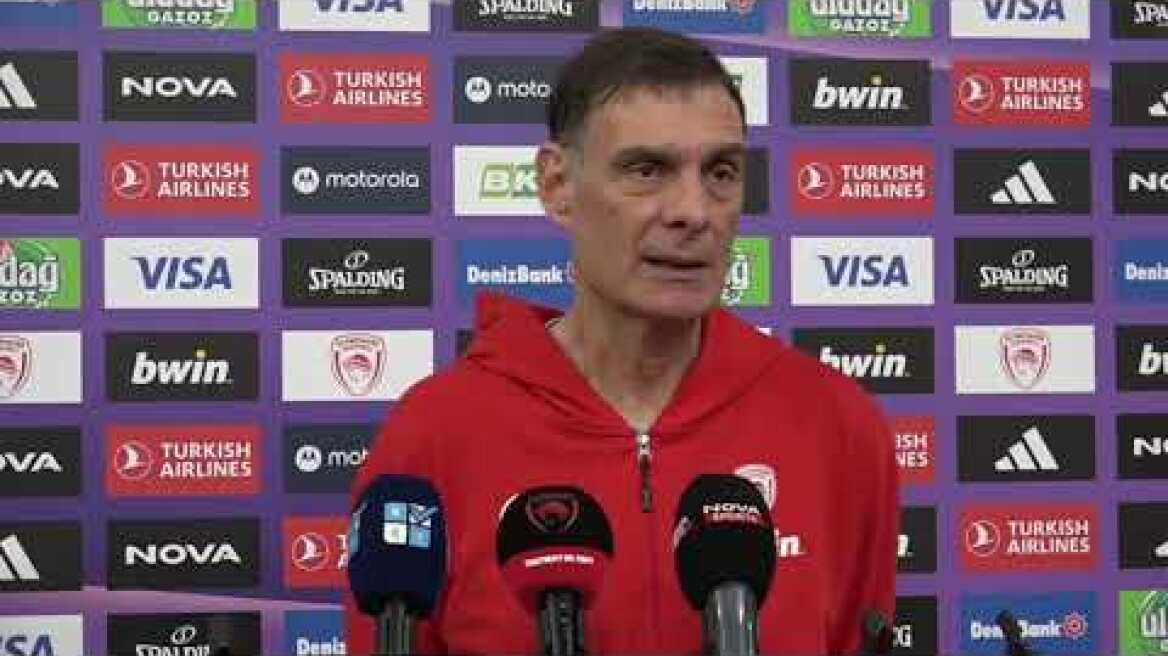 Οι δηλώσεις των Μπαρτζώκα - Λαρεντζάκη για το ματς με την Εφές