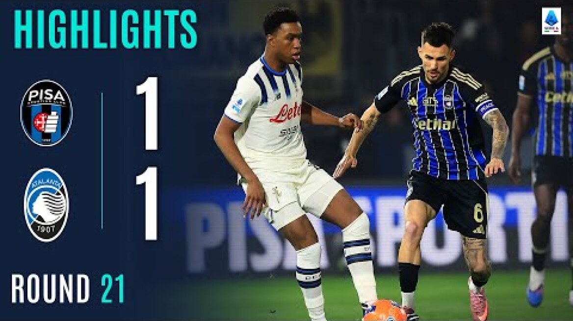 PISA-ATALANTA 1-1 | HIGHLIGHTS | Krstovic and Durosinmi Share Points in Pisa | SERIE A 2025/26