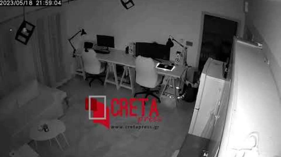 Μοίρες: Βίντεο την ώρα του σεισμού στις 18 Μαϊου