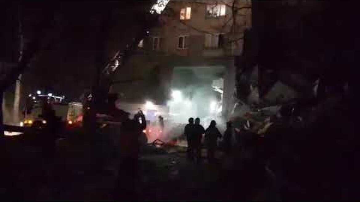 Обрушение части жилого дома в Магнитогорске