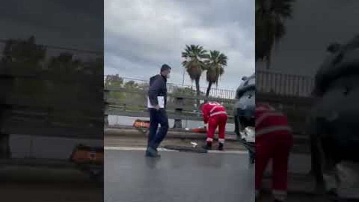 Τροχαίο στο Περιστέρι (2)