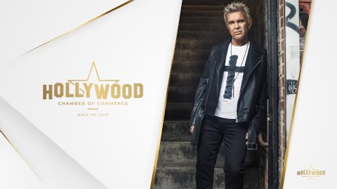 Billy Idol - Hollywood Walk of Fame Ceremony