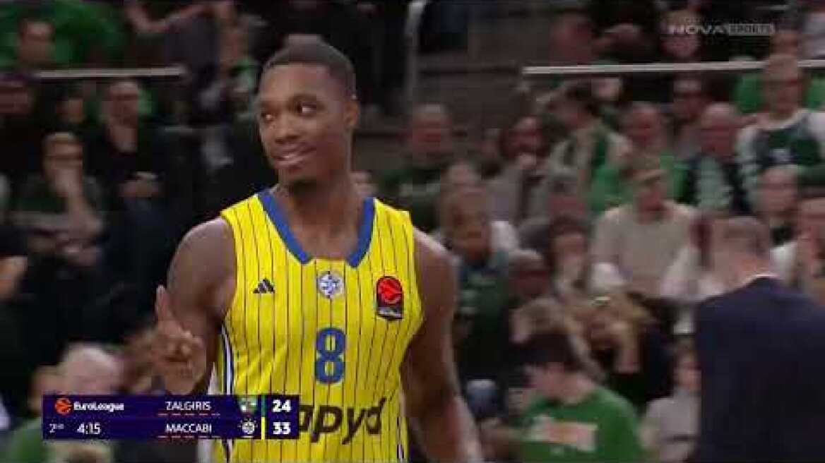 Ζάλγκιρις Κάουνας – Μακάμπι Τελ Αβίβ: 65-83 (MD14, 04/12/2025)