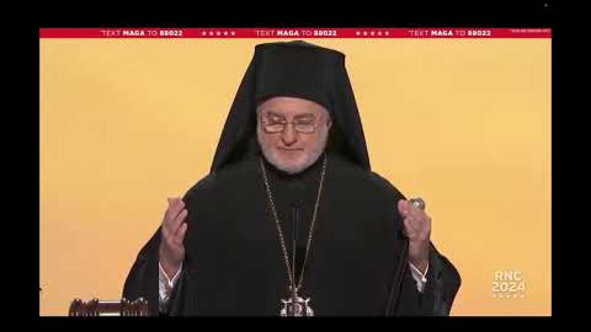 Archbishop Elpidophoros of America's Invocation at the Republican National Conference July 15, 2024