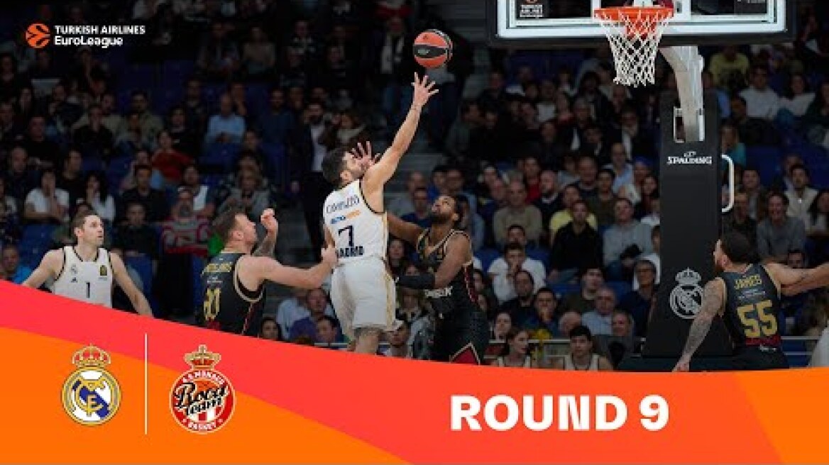 Real Madrid-AS Monaco | Round 9 Highlights | 2023-24 Turkish Airlines EuroLeague