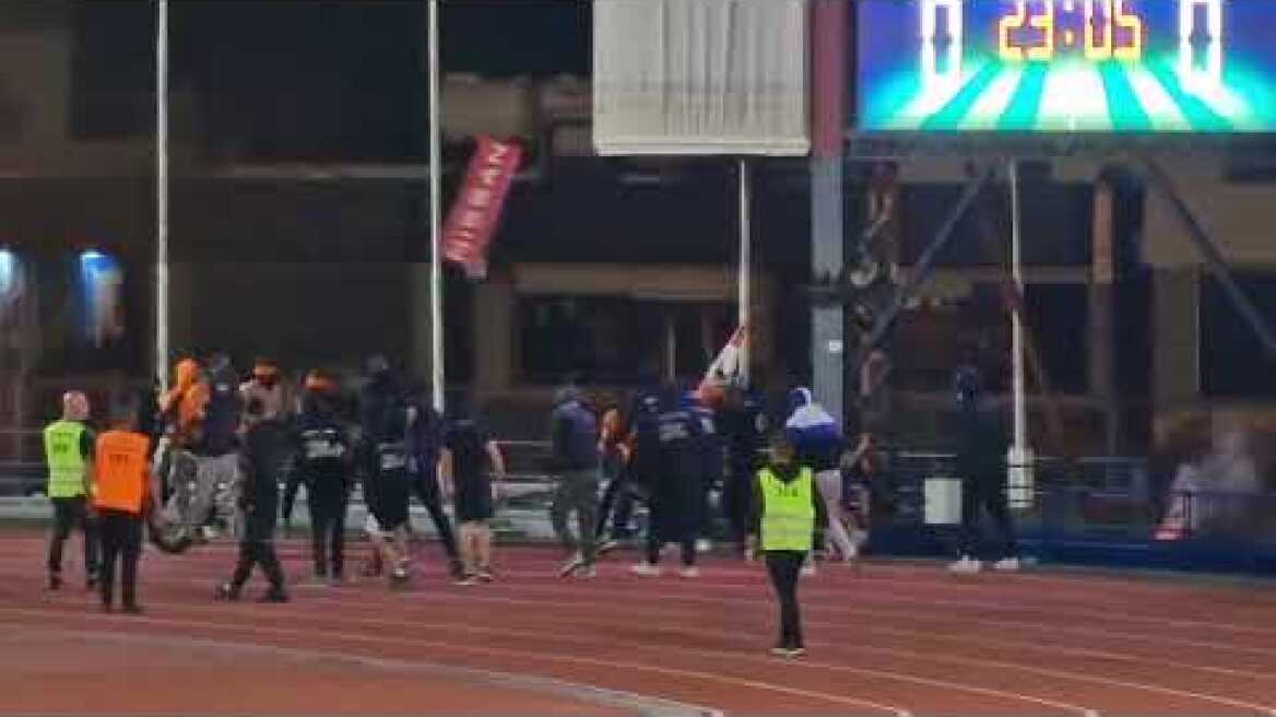 Απόλλων - ΑΠΟΕΛ επεισόδια (30/10/22)