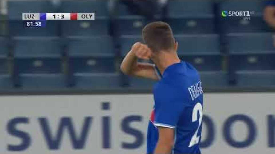 Λουκέρνη - Ολυμπιακός 1-3: Γκολ Ντεμασάι