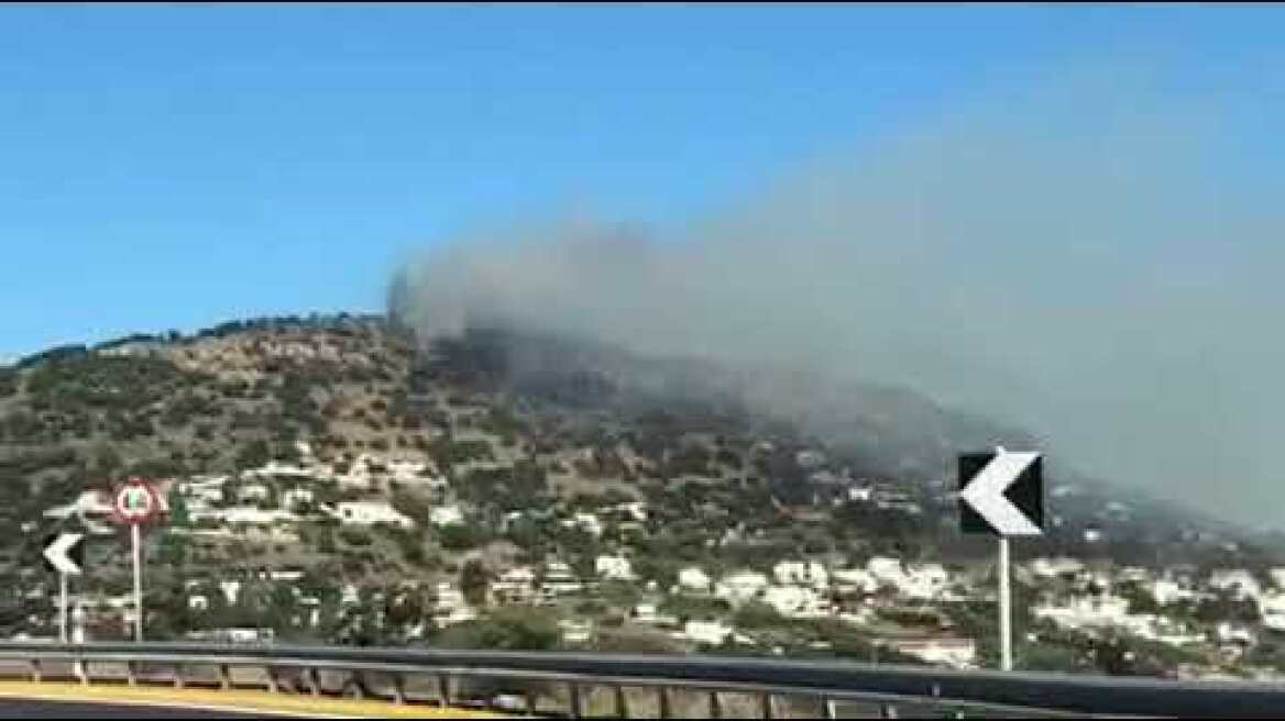 Φωτιά στην Αγία Μαρίνα