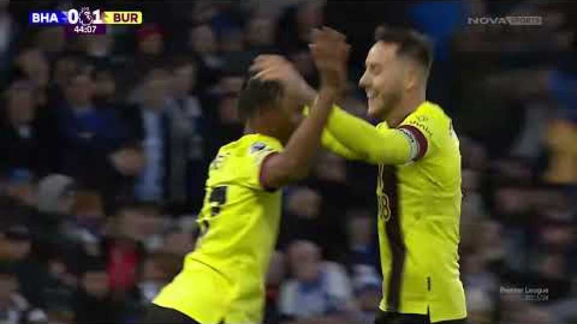 Μπράιτον-Μπέρνλι: 1-1 (MD 16, 09/12/2023)