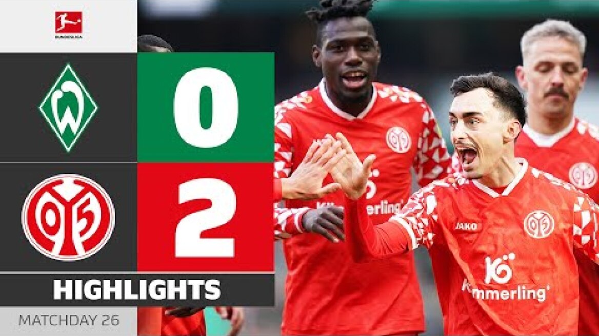 Flying Start and BIG POINTS! | WERDER BREMEN - MAINZ 05 | Highlights | MD 26 – Bundesliga 2025/26