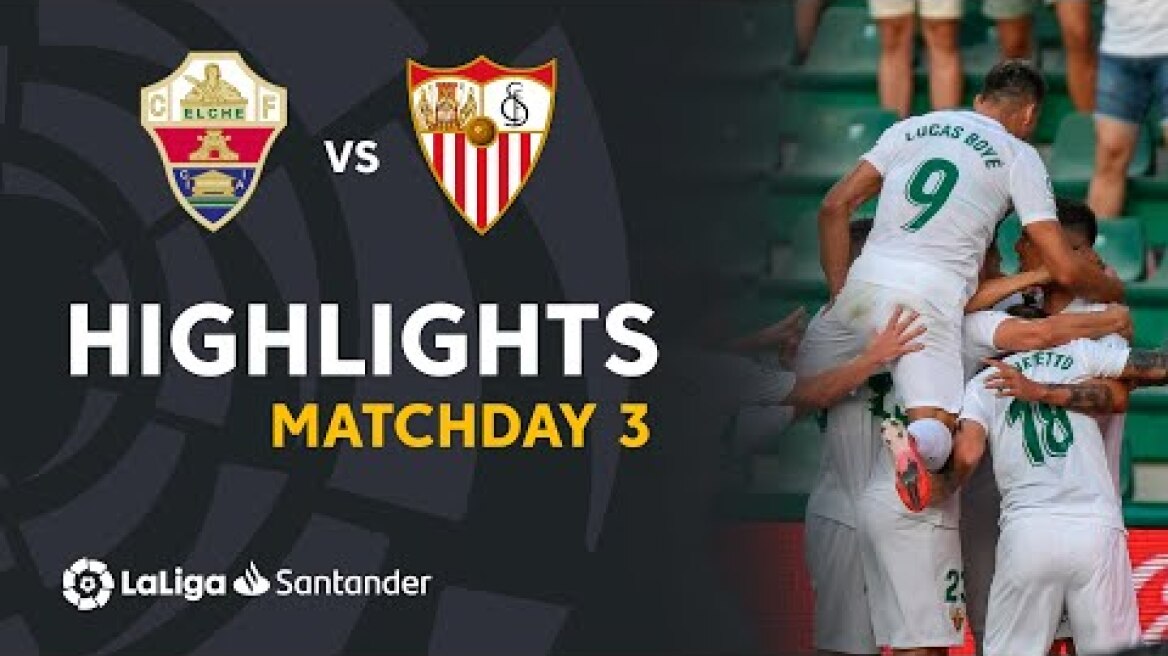 Resumen de Elche CF vs Sevilla FC (1-1)
