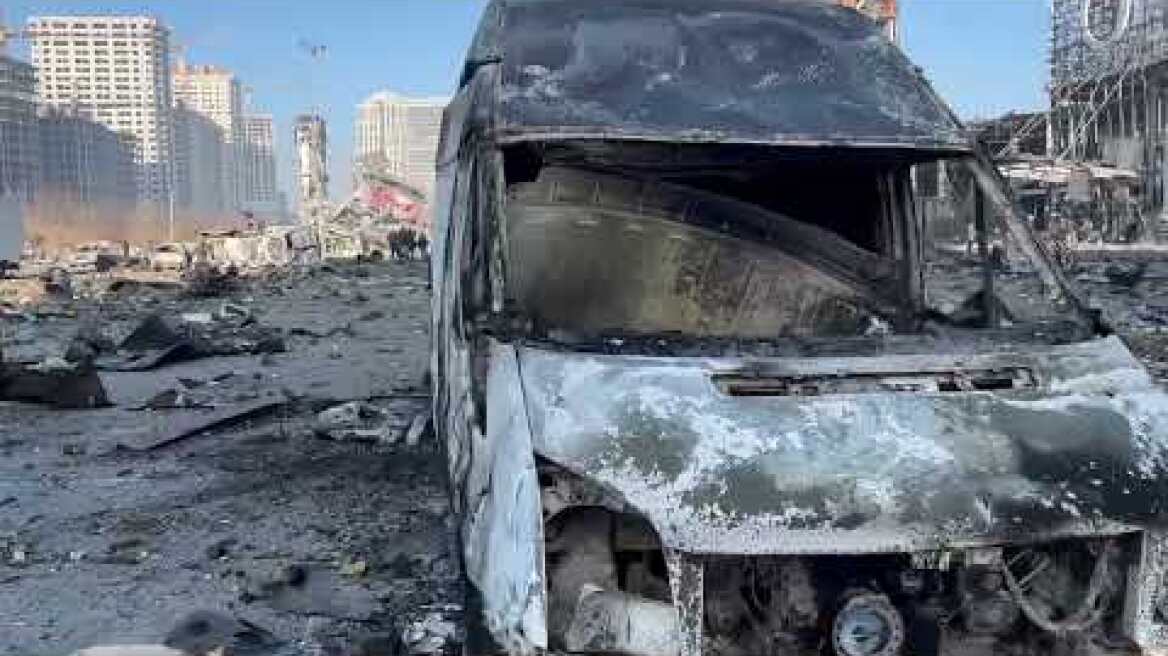 Το Κίεβο μετά τους ρωσικούς βομβαρδισμούς