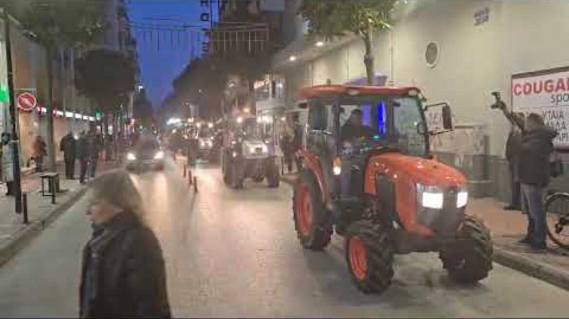 Κινητοποίηση αγροτών στη Λάρισα