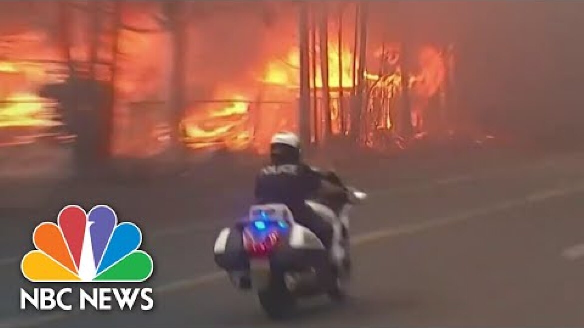 Raging Wildfires Destroy Oregon Towns Leaving Residents To Flee | NBC News NOW